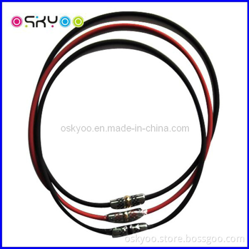 Fashion Magnetic Ion 2000 Silicone Necklace Energy Balance Bracelet